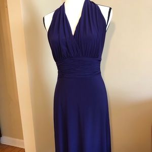 Purple 3/4 length dress